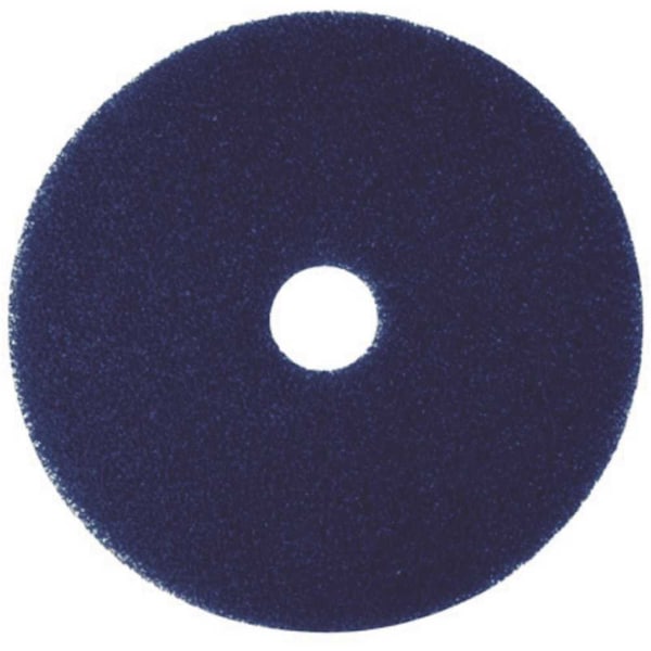 20 in. Blue Cleaning Floor Pad